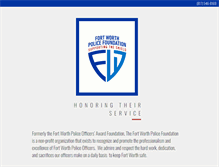 Tablet Screenshot of fwpoliceawards.org